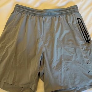 Men’s, Ten Thousand, Session Short, 7”, unlined, medium, light grey
